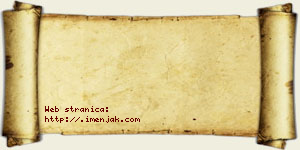 Živka Peruničić vizit kartica